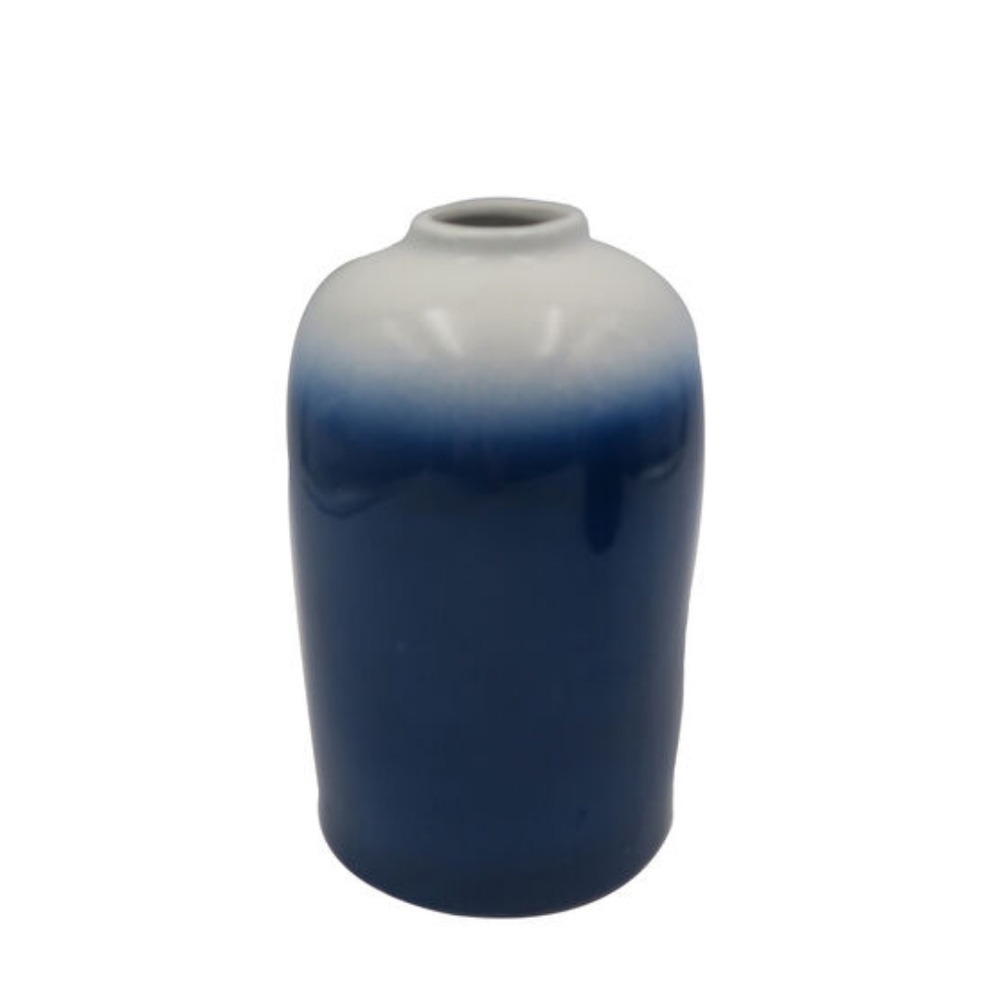 8" Indigo Mist Vase